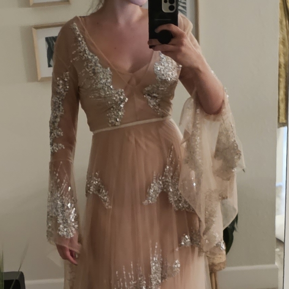 Sandra Mansour Exclusive Aurore wedding dress size 6 size 38 - Picture 8 of 10